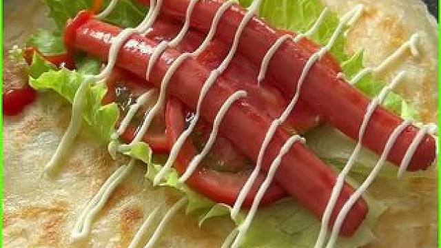 早餐做一份手抓饼，好吃又省事#宅家抖出美好生活#大人小孩都爱吃#营养早餐