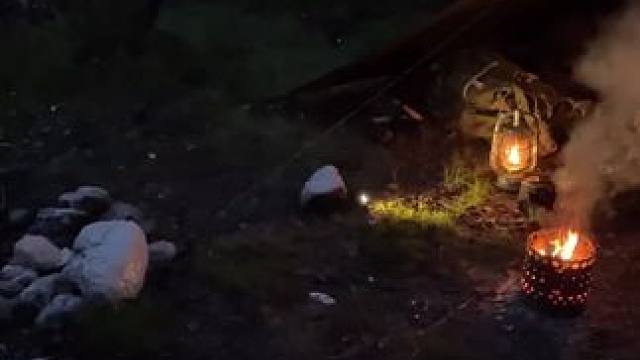 安静的露营夜晚 #户外露营 #露营报告