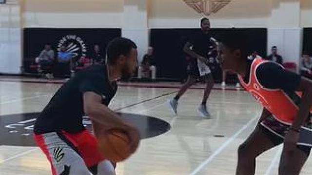 偶像成为对手#库里#阿门汤普森 #火勇大战#勇士vs火箭