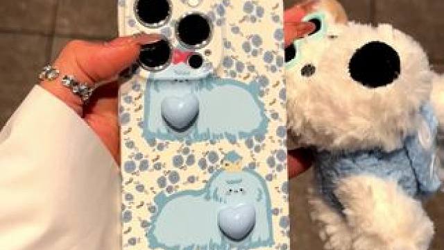 立体爱心小狗狗也太可爱了叭！！！艾特好姐妹给你买！  #是时候安排一下了  #这个手机壳真的长在我心