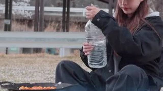 露营铁板方便面 #露营报告