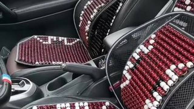 #上热门#实用好物 还在用普通坐垫？试试这款网布包边木珠坐垫，夏天开车不闷热，凉爽透气！#防滑耐磨 