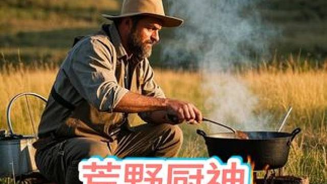 猎人和厨子组队荒野求生，吃上了肥美叫花鸡，蜜汁煎鱼，碳烤浣熊 #荒野求生 #野外生存 #纪录片 #荒