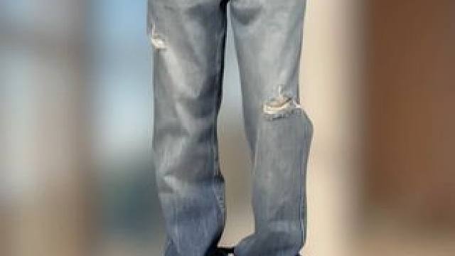 #百搭裤子 #显高显瘦显腿长 #直筒牛仔裤 #显瘦牛仔裤