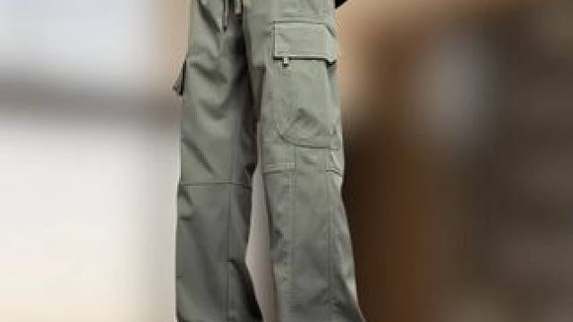 2025夏季新款美式户外冰丝直筒工装休闲裤 #男士休闲裤 #休闲裤 #男裤 #百搭裤子 #显高显瘦显腿长