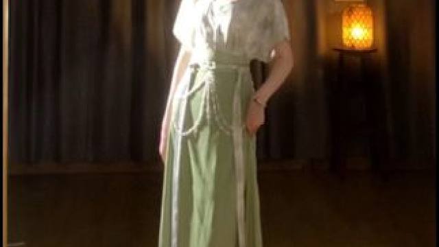 好久没梳低盘发了！ #古典舞 #向全世界展示中国舞 #国风古韵