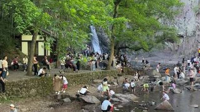 小风一吹，舒坦 #五一去哪儿 #五一假期 #五泄风景区