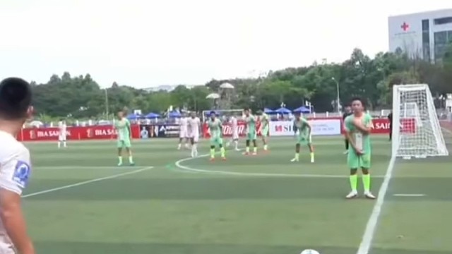 这球如果放在五大联赛要进十佳球#足球