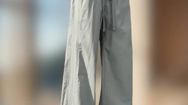 2025夏季新款薄款宽松直筒垂感阔腿拖地休闲裤 #夏季新款 #百搭神裤 #显高显瘦显腿长 #男士休闲裤 #男士穿搭