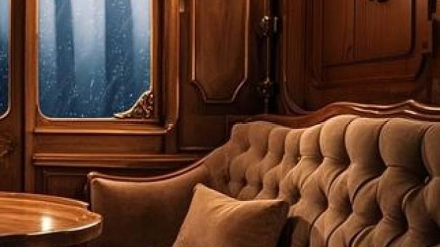 雨夜乘坐豪华马车穿越森林，雨声，马蹄声，虫鸣声，助眠氛围 #好好睡觉 #雨声助眠 #解压助眠 #白噪