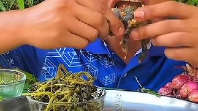 咖喱煮满籽蛋蛋蛙 #美食 #泰国美食 #户外美食 #内容启发搜索