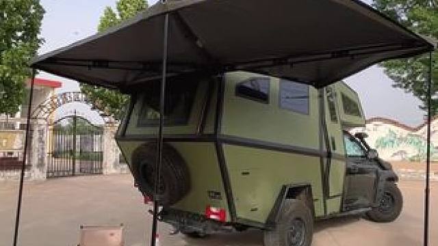 泰坦皮卡越野房车，比我的背驼霸气多了#皮卡改装 #皮卡背驮房箱 #露营车改装 #房车旅行