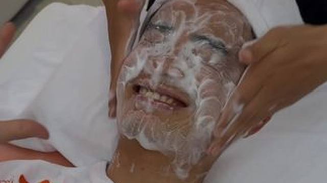 花58洗脸40分钟是种什么沉浸式体验 8大服务流程，人好话不多！#心动五一 #洗脸熊 #洗脸团购套餐