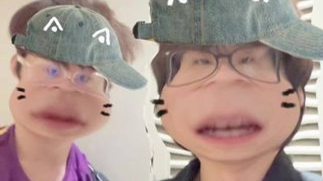 我们俩当中有一个人乐在其中#憨憨日常 #我们俩