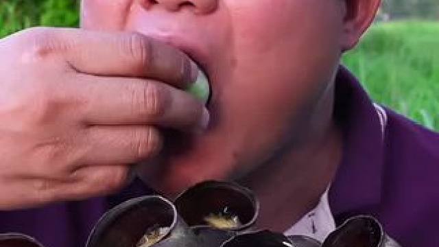 小茄子大黑螺酸辣木瓜丝 #我是吃货 #泰国大叔#内容启发搜索 #泰国美食#拒绝浪费