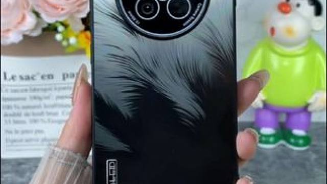 荣耀power高级羽纹手机壳，自带高透镜头膜，抗污不沾指纹 #荣耀power手机壳#honor手机壳