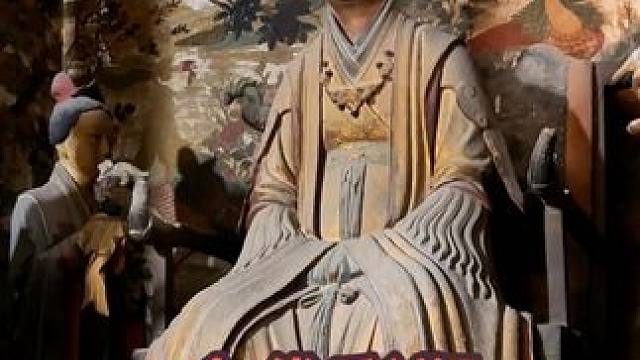 19尊金代彩塑，衣着打扮，神态都与真人无异，甚至连黑痣， 胡须都清晰可见，全国仅存的两处金代道教彩塑