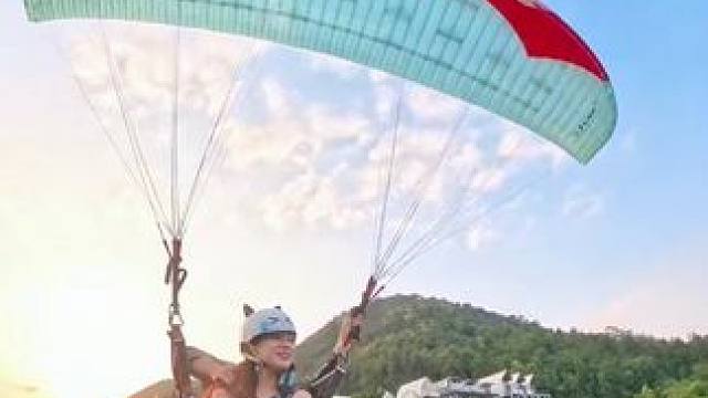 没想到杭州开车出发一小时就可以飞滑翔伞啦！人生体验滑翔伞！#滑翔伞 #滑翔伞飞行体验 #飞行体验 #