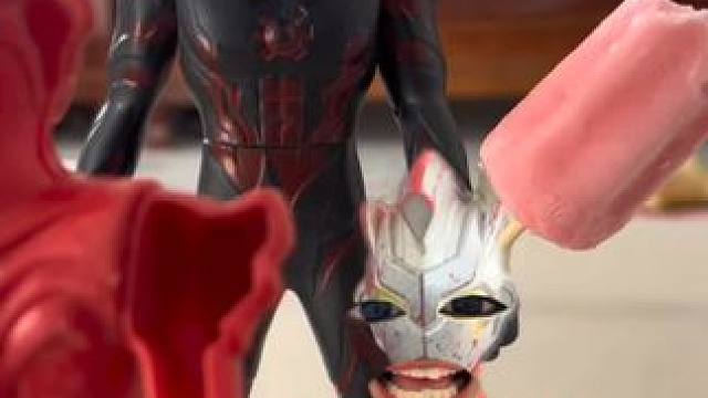 我的雪糕怎么没有了难道冤枉奥特曼了吗#奥特曼玩具 #奥特曼 #儿童玩具