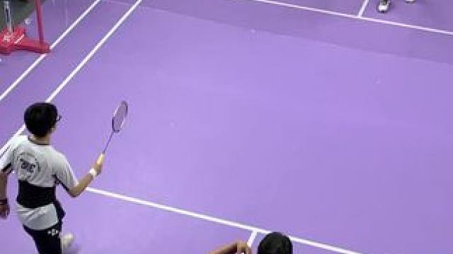 月半连招#羽毛球 #双打 #实战
