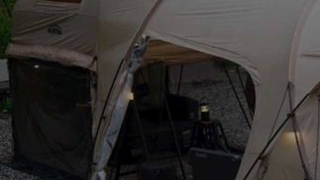 双层隧道别墅 #露营报告