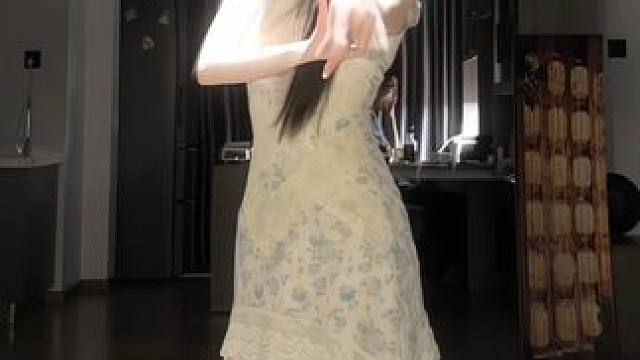 传世的青花瓷 自顾自美丽 #旗袍