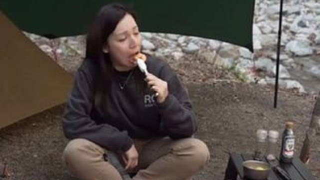 露营吃虾 #露营报告