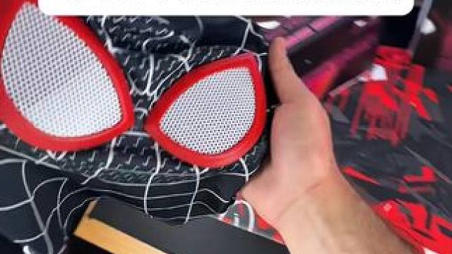 没有男生会拒绝这么酷的迈尔斯面具吧~ #有男生会拒绝这个玩具吗 #酷炫