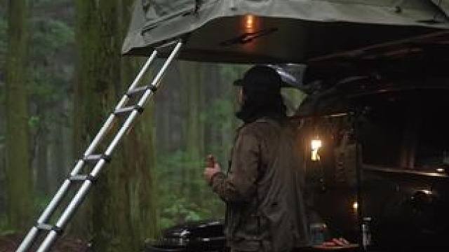 雨天露营吃肉 #露营报告