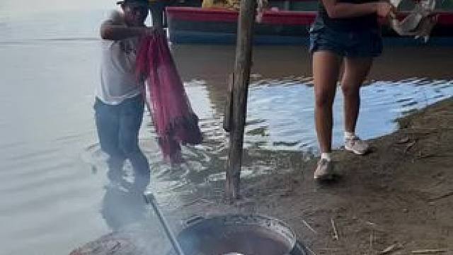 东南亚特色美食 #农村坝坝宴 #原始部落 #农村户外美食 #我是吃货