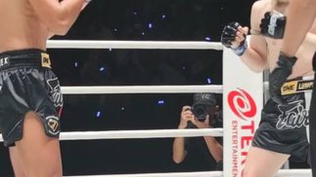 头发越粉，打人越狠！古村光用拳头证明此言不假#ONE冠军赛 #泰拳