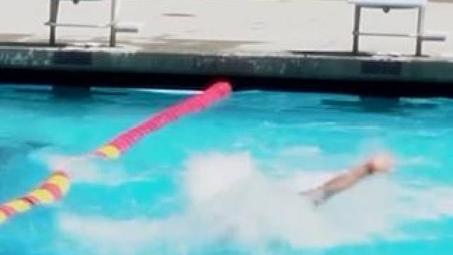 自由泳冲刺25米，8.67秒算什么水平？ #自由泳 #游泳 #游泳训练