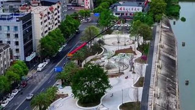 南河广场即将用新的面貌展现给大家#广元 #施工现场实拍