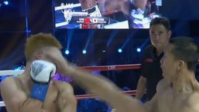 小日子赛前太嚣张，王万本全场“面门伺候”！#峨眉传奇 #搏击 #格斗 #体育