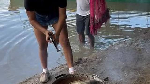 炸鱼姐来了 #野生拿鱼 #东南亚美食 #我的乡村生活 #乡村守护人 #内容启发搜索