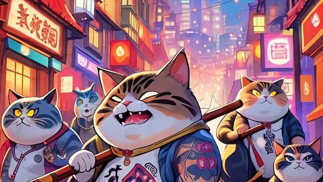 猫咪古惑仔来袭。