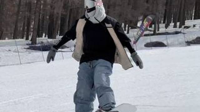 做好自己 其他的就交给时间吧 #滑雪 #单板滑雪 #单板平花