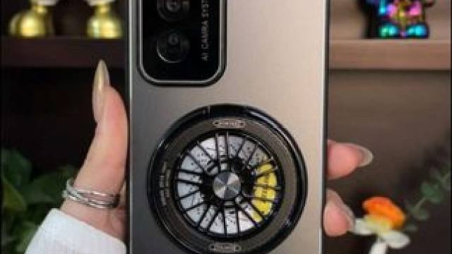 OPPOReno12pro支架手机壳，合金背板，自带镜头膜 #opporeno12手机壳#oppor