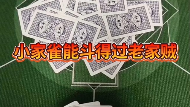 小家雀能斗过老家贼。