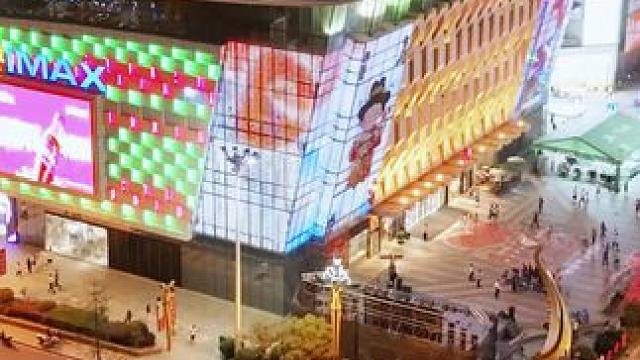 夜幕下的万缘#万达广场#大美广元#夜市里的烟火气