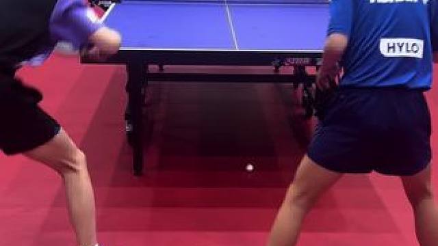 #乒乓球 #基本功练习 #每个动作都是用汗水换来的 #汗水不会辜负你 #乒乓球