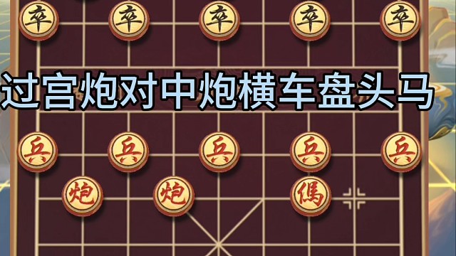 过宫炮对中炮横车盘头马，危机时刻当舍则舍，好看的天地炮