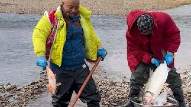 #三农户外捕鱼 #大表哥抓鱼