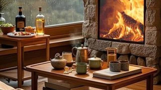 深山公寓的雨天，伴着大雨的声音，放松下来休息吧 #白噪音 #雨声助眠 #解压助眠 #睡眠音乐 #我的