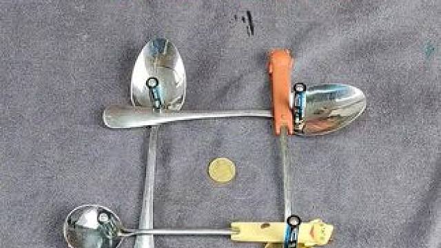 太离谱了！用4个电池就能让硬币悬浮起来吗？