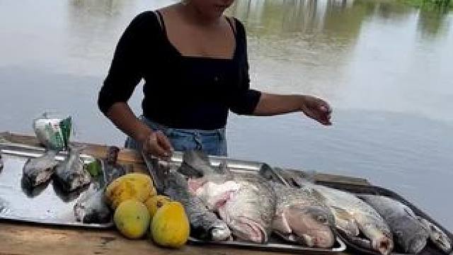 东南亚炸鱼姐来了 #我的乡村生活 #东南亚美食 #户外野餐 #户外烹饪 #户外搞野