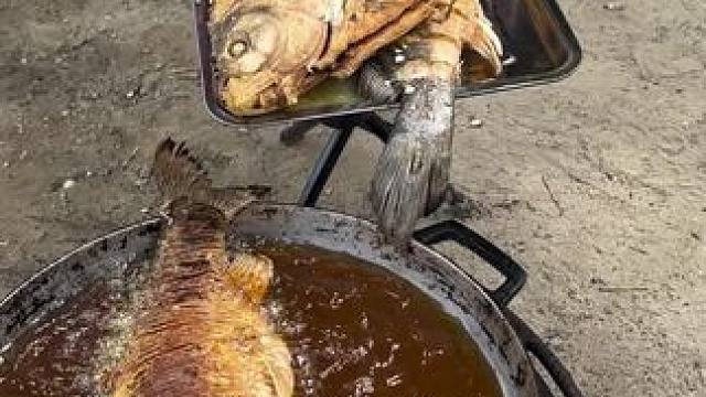 东南亚美食 #东南亚美食#东南亚炸鱼哥 #户外烹饪