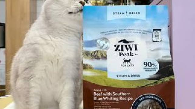 一口鲜掉小猫眉毛～ #猫粮推荐 #微蒸风干猫粮 #巅峰微蒸风干粮 #猫粮