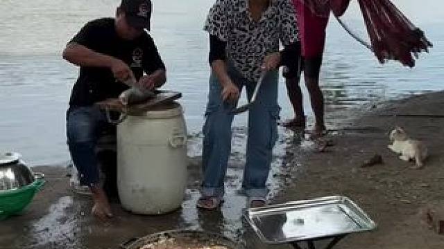 东南亚炸鱼姐 #东南亚美食 #我的乡村生活 #越南美食 #户外烹饪 #东南亚矮子老婆