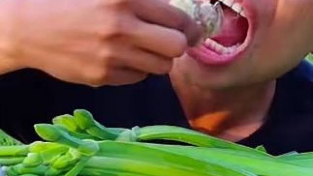 黄花蔺☘️剁椒浇汁️新鲜大毛蛋 #美食 #泰国美食 #户外美食 #内容启发搜索